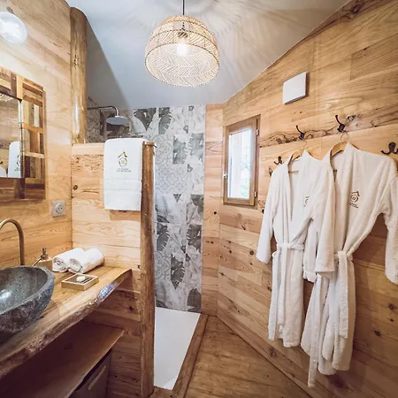 Nid'en'o Et Lot Et Dordogne Деревянный коттедж Lamothe-Fenelon